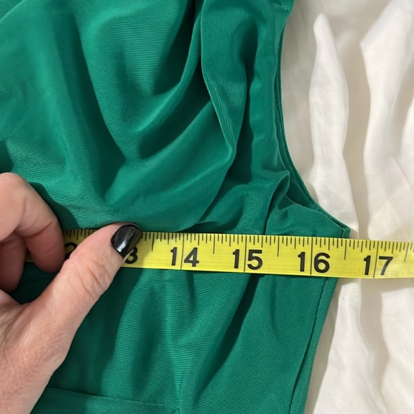 Ralph Lauren green below knee dress size 8 - Picture 4 of 7